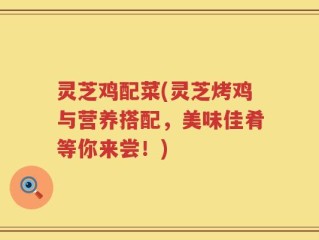 灵芝鸡配菜(灵芝烤鸡与营养搭配，美味佳肴等你来尝！)