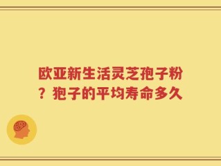 欧亚新生活灵芝孢子粉？狍子的平均寿命多久