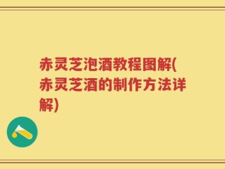 赤灵芝泡酒教程图解(赤灵芝酒的制作方法详解)