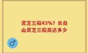 灵芝三萜43%？长白山灵芝三萜高达多少