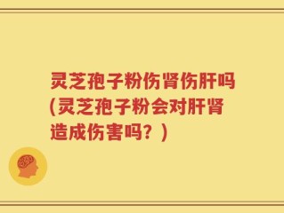 灵芝孢子粉伤肾伤肝吗(灵芝孢子粉会对肝肾造成伤害吗？)