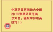 中草药灵芝画法大全图片(50张草药灵芝画法大全，轻松学会绘画技巧！)