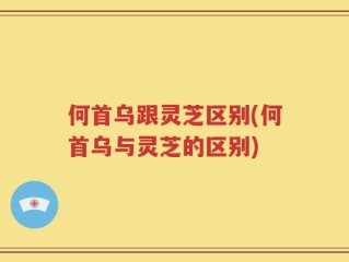 何首乌跟灵芝区别(何首乌与灵芝的区别)
