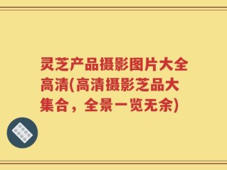 灵芝产品摄影图片大全高清(高清摄影芝品大集合，全景一览无余)