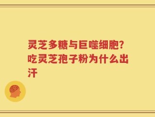 灵芝多糖与巨噬细胞？吃灵芝孢子粉为什么出汗