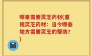 哪里需要灵芝药材(重视灵芝药材：当今哪些地方需要灵芝的帮助？)