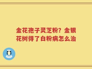 金花孢子灵芝粉？金银花树得了白粉病怎么治