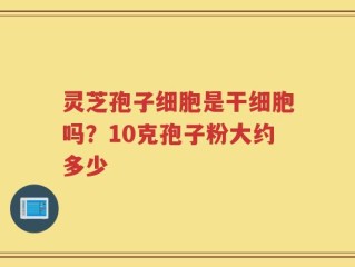 灵芝孢子细胞是干细胞吗？10克孢子粉大约多少