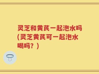 灵芝和黄芪一起泡水吗(灵芝黄芪可一起泡水喝吗？)