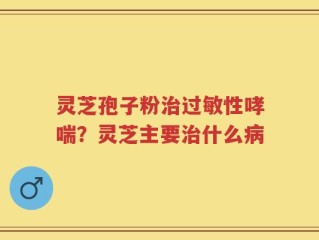 灵芝孢子粉治过敏性哮喘？灵芝主要治什么病