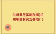 兰州灵芝基地在哪(兰州哪里有灵芝基地？)
