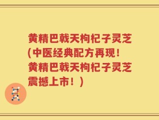 黄精巴戟天枸杞子灵芝(中医经典配方再现！黄精巴戟天枸杞子灵芝震撼上市！)