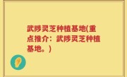 武陟灵芝种植基地(重点推介：武陟灵芝种植基地。)