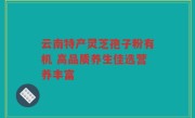 云南特产灵芝孢子粉有机 高品质养生佳选营养丰富
