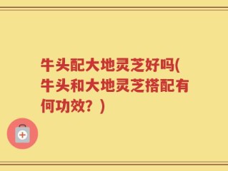牛头配大地灵芝好吗(牛头和大地灵芝搭配有何功效？)
