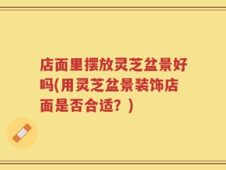 店面里摆放灵芝盆景好吗(用灵芝盆景装饰店面是否合适？)