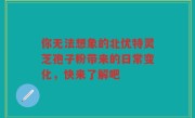 你无法想象的北优特灵芝孢子粉带来的日常变化,快来了解吧