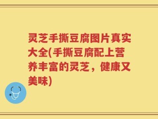 灵芝手撕豆腐图片真实大全(手撕豆腐配上营养丰富的灵芝，健康又美味)