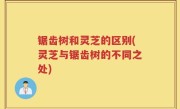 锯齿树和灵芝的区别(灵芝与锯齿树的不同之处)