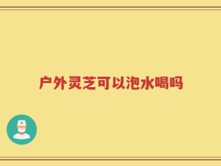 户外灵芝可以泡水喝吗