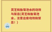 灵芝和胎菊泡水的功效与禁忌(灵芝和胎菊泡水，注意这些功效和禁忌！)