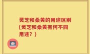 灵芝和桑黄的用途区别(灵芝和桑黄有何不同用途？)
