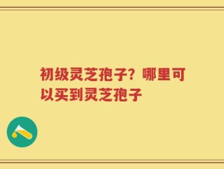 初级灵芝孢子？哪里可以买到灵芝孢子