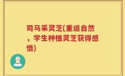 司马采灵芝(重返自然，学生种植灵芝获得感悟)
