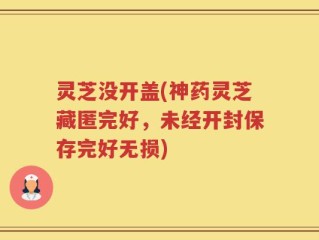 灵芝没开盖(神药灵芝藏匿完好，未经开封保存完好无损)