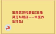 玉雕灵芝和蘑菇(玉雕灵芝与蘑菇——中医养生珍品)