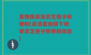 显微镜高清灵芝孢子粉弹射(高清显微镜下观察灵芝孢子粉弹射动态)