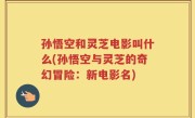 孙悟空和灵芝电影叫什么(孙悟空与灵芝的奇幻冒险：新电影名)