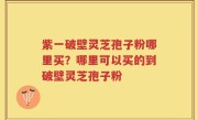 紫一破壁灵芝孢子粉哪里买？哪里可以买的到破壁灵芝孢子粉