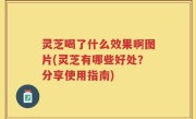 灵芝喝了什么效果啊图片(灵芝有哪些好处？分享使用指南)