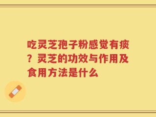 吃灵芝孢子粉感觉有痰？灵芝的功效与作用及食用方法是什么