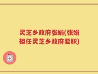 灵芝乡政府张娟(张娟担任灵芝乡政府要职)