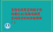 五指毛挑灵芝炖鸽子功效是什么(五指毛挑灵芝炖鸽子的功效有哪些？)