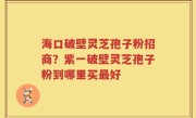 海口破壁灵芝孢子粉招商？紫一破壁灵芝孢子粉到哪里买最好