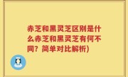 赤芝和黑灵芝区别是什么赤芝和黑灵芝有何不同？简单对比解析)