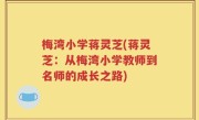 梅湾小学蒋灵芝(蒋灵芝：从梅湾小学教师到名师的成长之路)