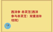西洋参 赤灵芝(西洋参与赤灵芝：双重滋补功效)