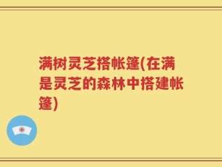 满树灵芝搭帐篷(在满是灵芝的森林中搭建帐篷)
