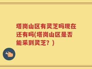 塔岗山区有灵芝吗现在还有吗(塔岗山区是否能采到灵芝？)