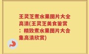 王灵芝煮水果图片大全高清(王灵芝美食鉴赏：精致煮水果图片大合集高清欣赏)