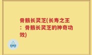 骨骸长灵芝(长寿之王：骨骸长灵芝的神奇功效)