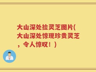 大山深处捡灵芝图片(大山深处惊现珍贵灵芝，令人惊叹！)