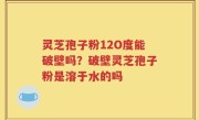 灵芝孢子粉12O度能破壁吗？破壁灵芝孢子粉是溶于水的吗