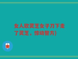 女人砍灵芝女子刀下走了灵芝，惊动警方)