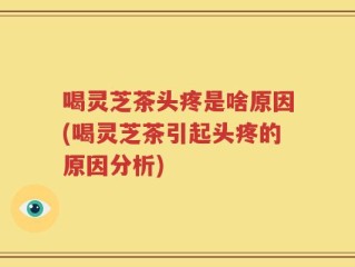 喝灵芝茶头疼是啥原因(喝灵芝茶引起头疼的原因分析)