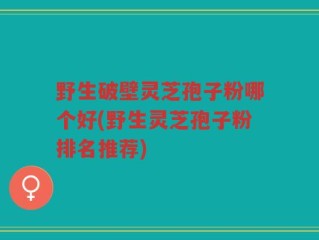 野生破壁灵芝孢子粉哪个好(野生灵芝孢子粉排名推荐)